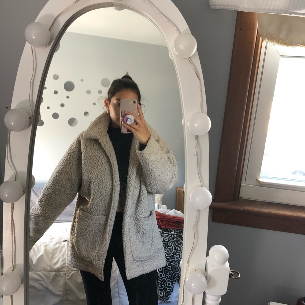 very cozy teddy bear coat